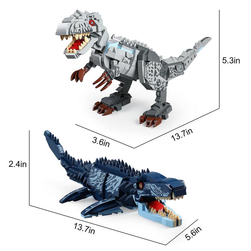 Conjunto de construção QUENTINAG Dual Dinosaur Indominus Rex